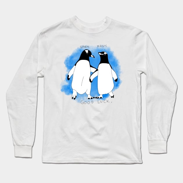 sphen and magic gay penguins Long Sleeve T-Shirt by aytchim